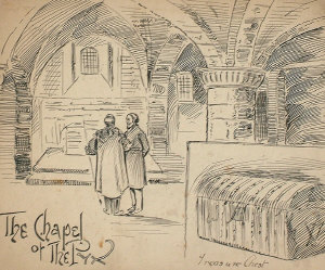 Appraisal: Attributed to Harry Furniss - - ''The Chapel of the