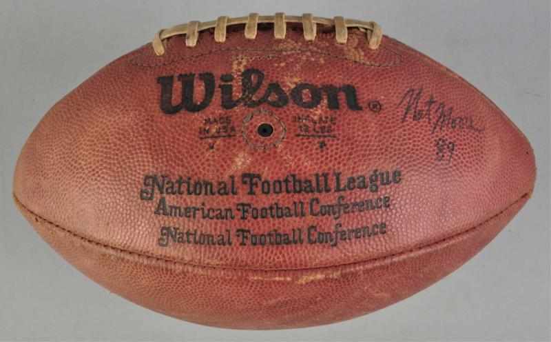 Appraisal: Official Wilson NFL Football Description Pete Rozelle Commissioner Autographed by