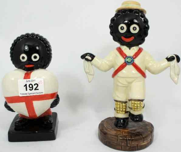 Appraisal: Carltonware Golliwog Morris Dancer Limited Edition and England Heart St