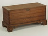 Appraisal: BLANKET CHEST - th C Chippendale poplar and pine blanket