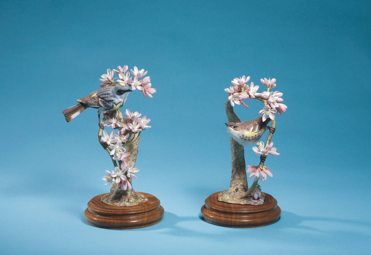 Appraisal: DOROTHY DOUGHTY PAIR OF ROYAL WORCESTER PORCELAIN FIGURES OF quot