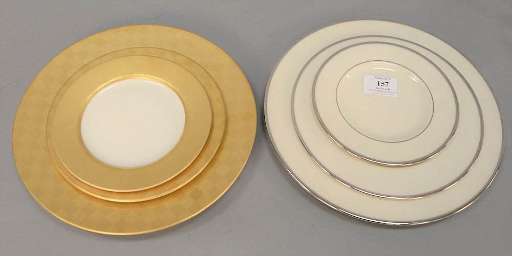 Appraisal: Two porcelain dinner sets to include a piece Lenox Montclair