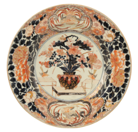 Appraisal: A LARGE JAPANESE IMARI CHARGER Edo late th century painted