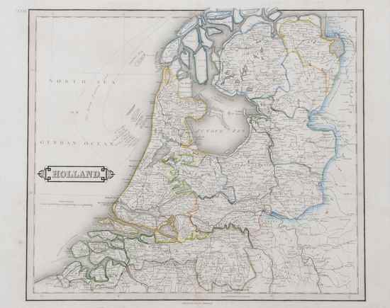 Appraisal: Lizars W H Holland Germany Lower Saxony Westphalia engraved maps