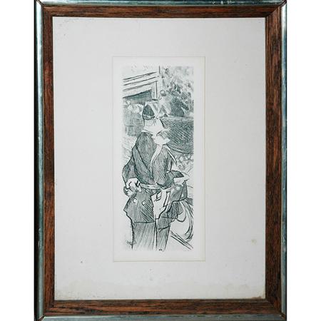 Appraisal: Jacques Villon FETE CHAMPETRE Etching Estimate -