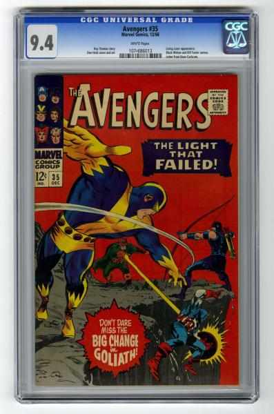 Appraisal: Avengers CGC Marvel Comics Click for full description