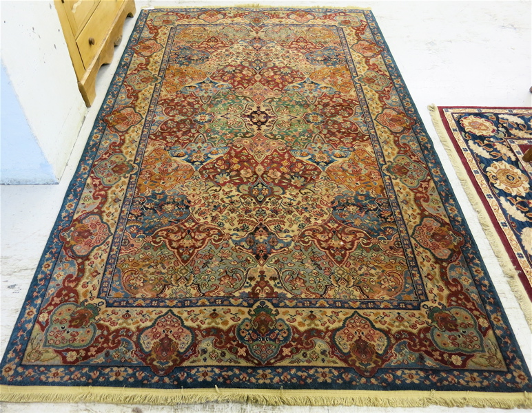 Appraisal: KARASTAN AMERICAN ORIENTAL CARPET Samovar Collection Kirman Panel design machine