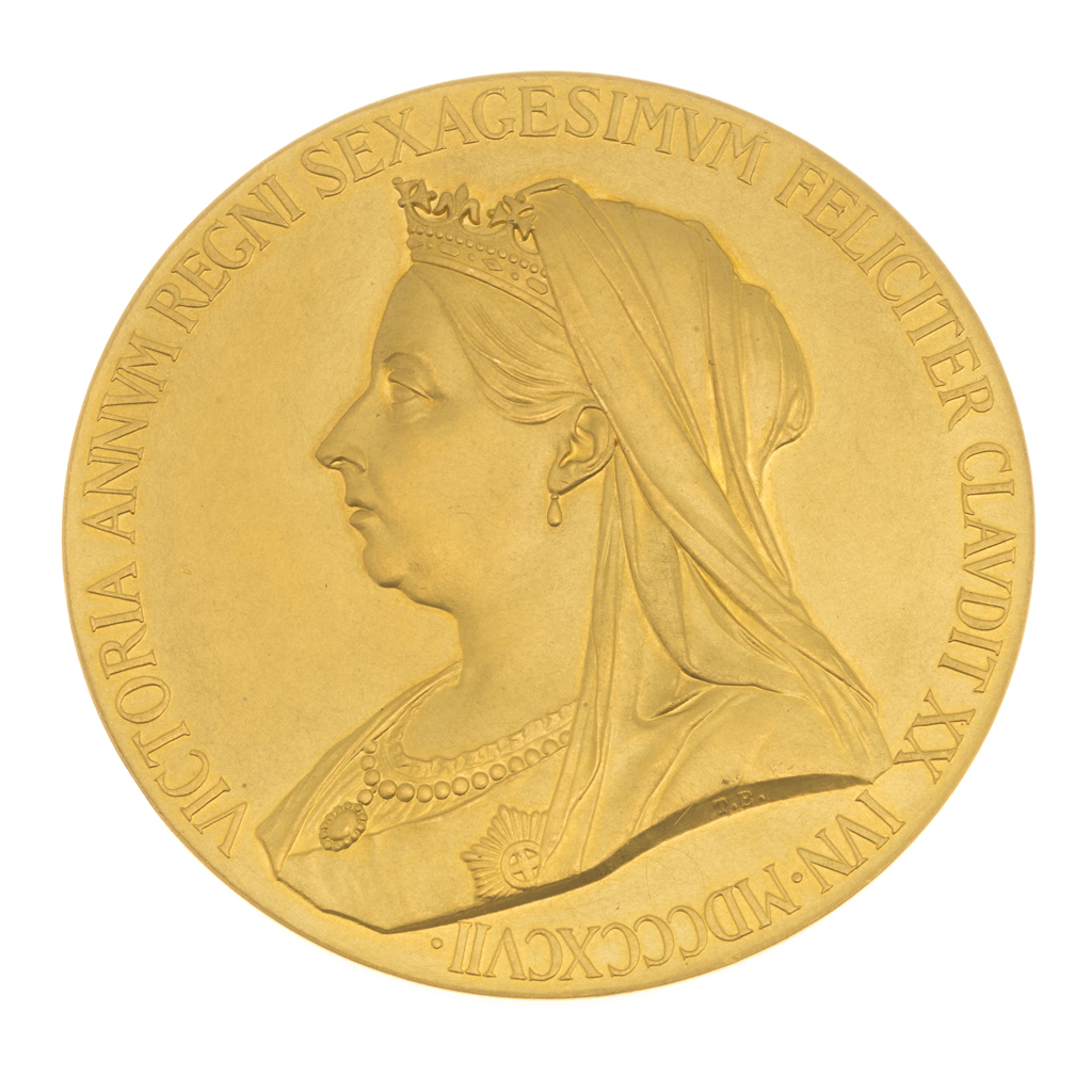 Appraisal: GB - An Queen Victoria Diamond Jubilee Gold Medal in