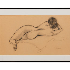 Appraisal: Artist Unknown th Century Nude sketch signed L Chapman lower