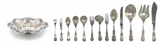 Appraisal: An American Sterling Silver Flatware Service for Twelve Reed Barton