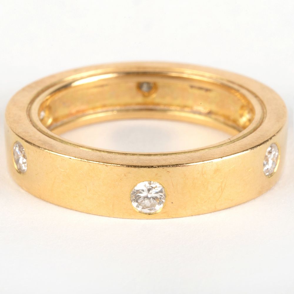 Appraisal: Boucheron k Gold and Diamond Band Ring Singed 'Boucheron numbered