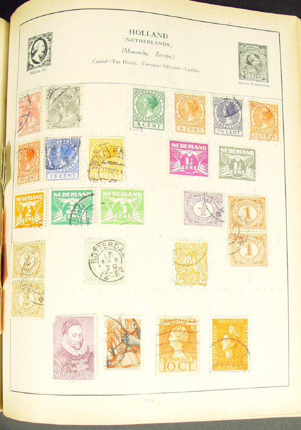 Appraisal: Centurion stamp album containing a quantity of world stamps and