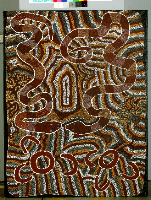 Appraisal: Lynette Granites Napaltjarri Untitled acrylic on canvas x cm Collection