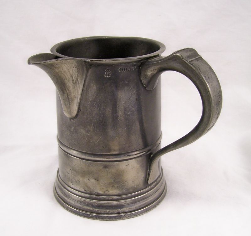 Appraisal: Pewter Stein w spout Touchmark Measures high