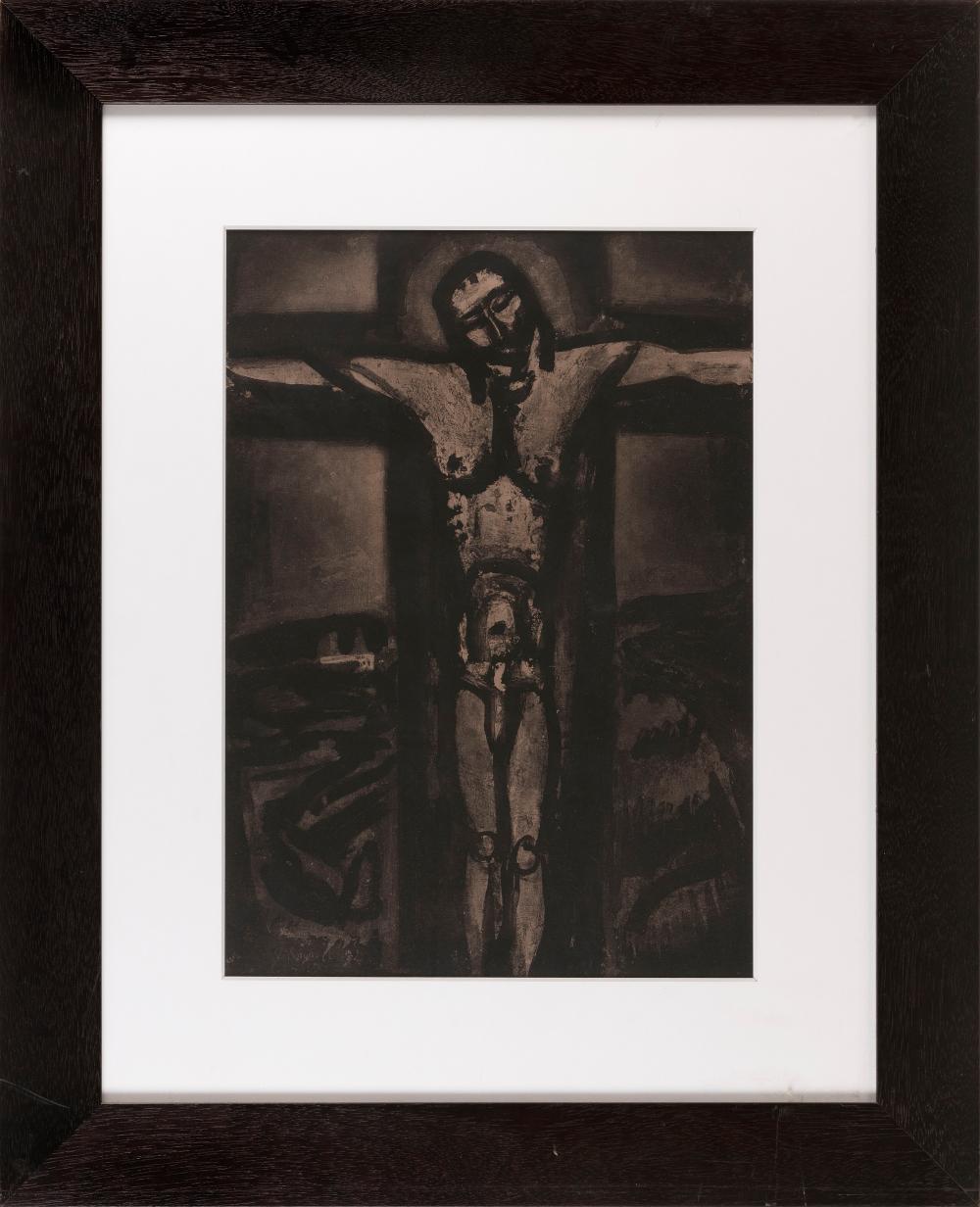 Appraisal: GEORGES ROUAULT FRANCE - SOUS UN JESUS EN CROIS OUBLIE