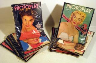 Appraisal: Pcs Hollywood Celebrities VINTAGE PHOTOPLAY MAGAZINE Liz Taylor Glamour Debbie