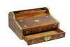 Appraisal: SEA CAPTAIN'S PORTABLE WRITING DESK - China Trade Camphor Wood