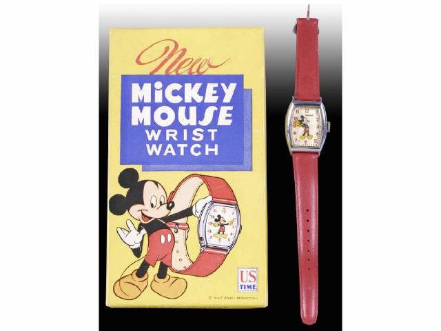 Appraisal: Lot of Walt Disney Mickey Mouse Watches Description Both working