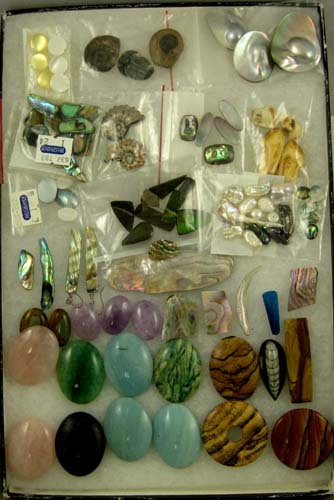 Appraisal: COLLECTION OF NINETY SEVEN UNSET GEMSTONES including mother of pearl