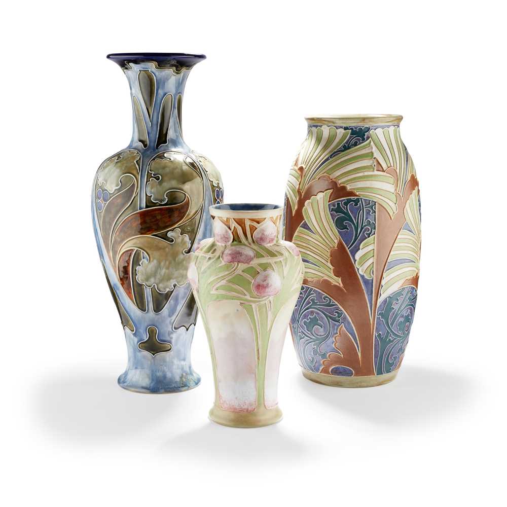 Appraisal: MARK V MARSHALL - FOR ROYAL DOULTON GROUP OF THREE