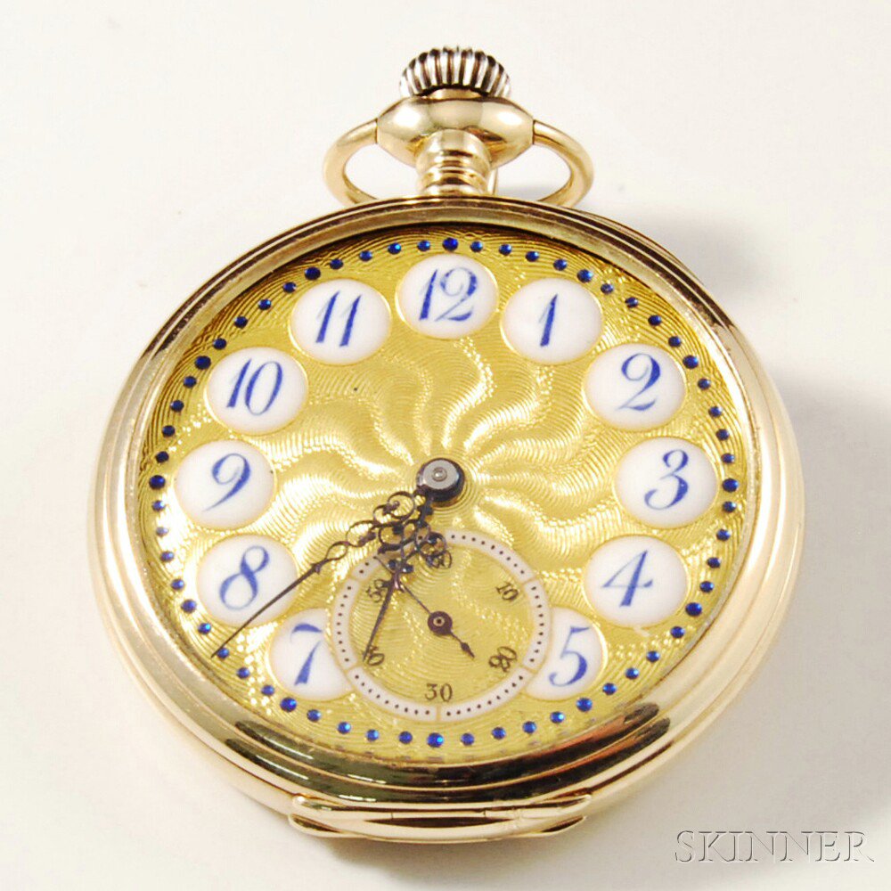 Appraisal: John W Mealy Son Co Pocket Watch Baltimore Maryland a