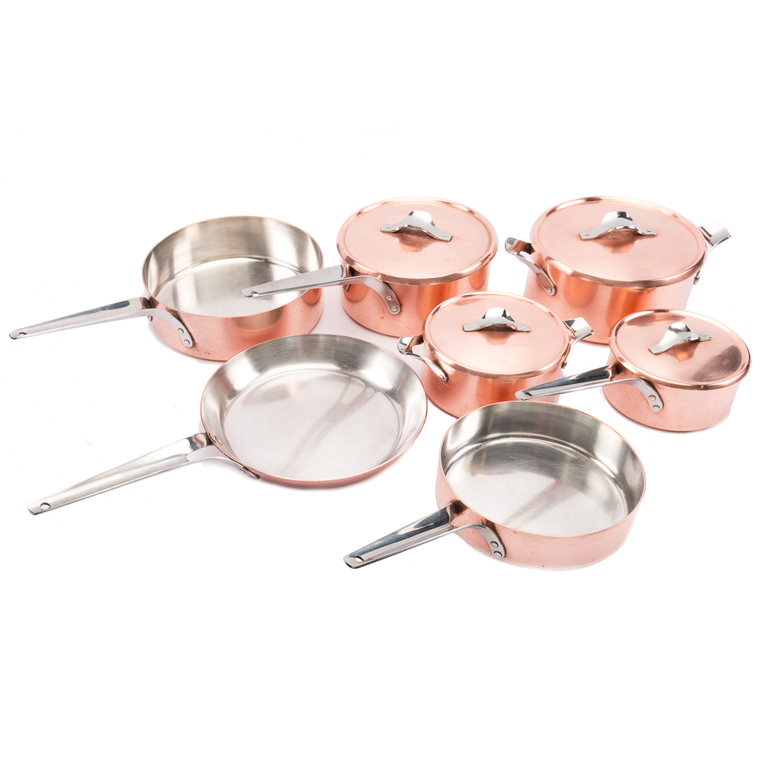 Appraisal: Georg Jensen Henning Koppel Taverna pots pans Henning Koppel collection