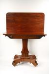 Appraisal: CARD TABLE - Classical period figured mahogany card table ca