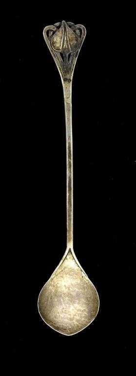 Appraisal: AN ARTS AND CRAFTS MOVEMENT SILVER LONG HANDLED SPOON BY