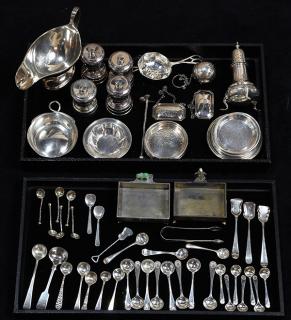 Appraisal: Sterling silver table accessories tory oz lot of Sterling silver