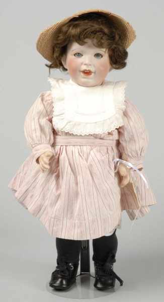 Appraisal: Cute SFBJ French Bisque Character Toddler Doll Description Bisque socket