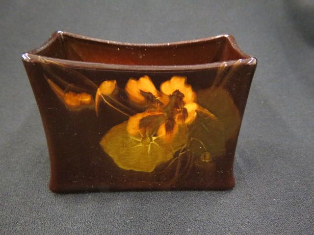 Appraisal: Art Pottery Letter Holder or Window Vase Rozane or Louelsa