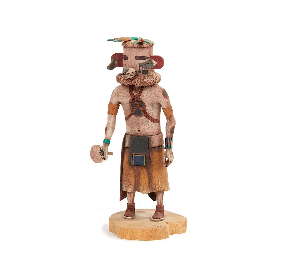 Appraisal: Hopi White Bear Kachina Hon Watson Namoki Hopi White Bear