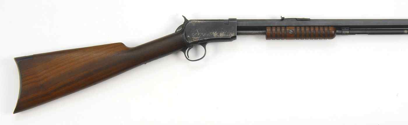 Appraisal: WINCHESTER MODEL SLIDE-ACTION RIFLE cal Serial Blued finish with heavy