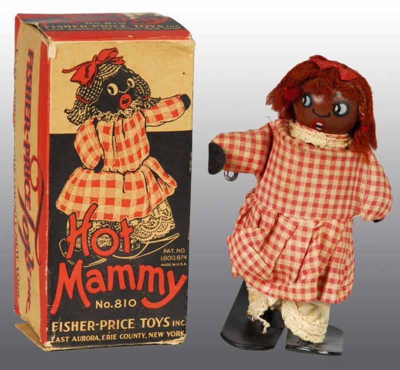 Appraisal: Fisher Price No Hot Mammy Wind-Up Toy Description American Circa