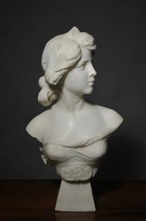 Appraisal: th C Carved Marble Bust Late th C carved marble