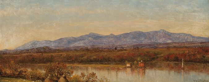 Appraisal: WORTHINGTON WHITTREDGE American - View of the Catskills oil on