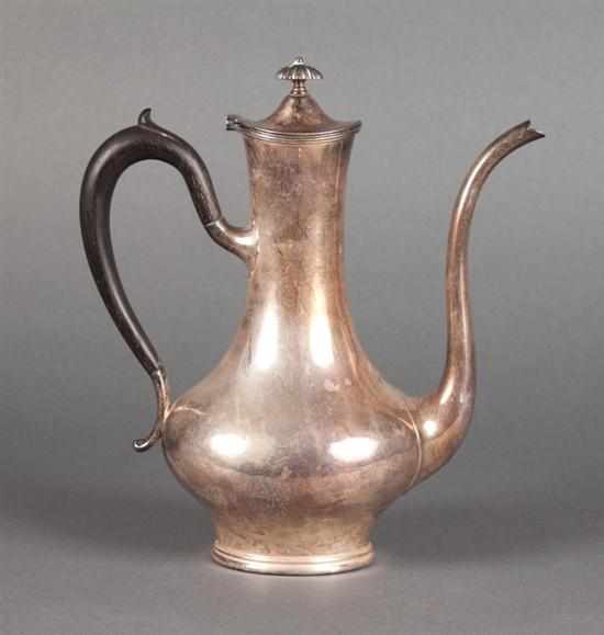 Appraisal: American sterling silver dessert coffeepot Whiting first half- th century