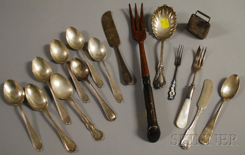 Appraisal: Assorted Group of Mostly Sterling Silver Flatware including five Frank