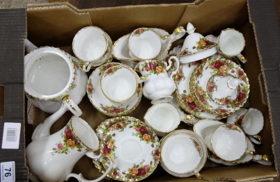 Appraisal: A collection of Royal Albert Old Country Roses Tea Coffee