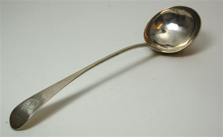 Appraisal: Glasgow - a Scottish provincial silver soup ladle A Graham