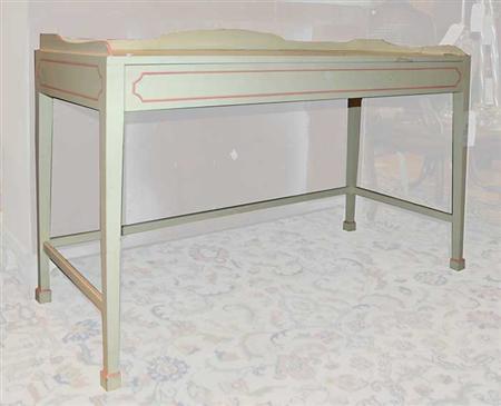 Appraisal: Cream Painted Single Drawer Washstand Estimate -