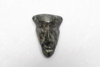 Appraisal: Mezcala Type Head Pendant Guerrero Mexico BCE Height in Serpentine