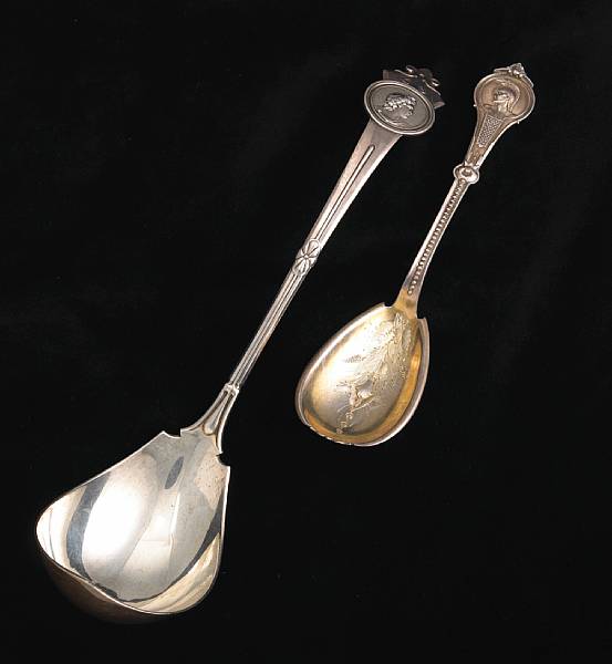 Appraisal: Property of various owners Comprising sterling soup ladle retailed by