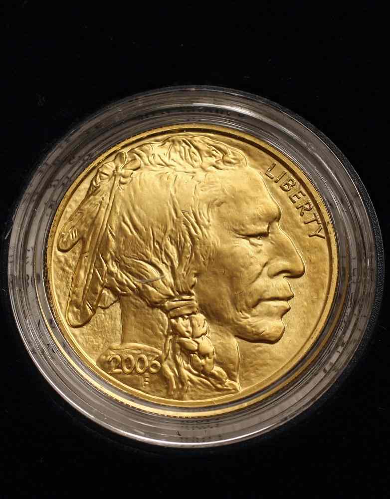 Appraisal: COIN - one ounce K gold American Buffalo coin proof