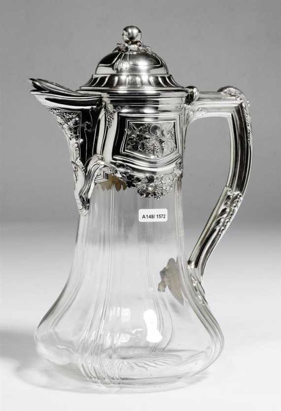 Appraisal: CARAFE Paris late th century Mark Risler et Carre Crystal