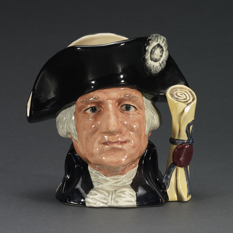 Appraisal: Two Royal Doulton Character Jugs The President s Signature Edition