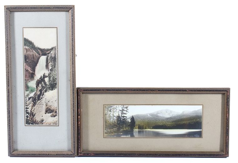 Appraisal: Haynes Falls Sylvan Lake Framed Photographs Featured in this lot