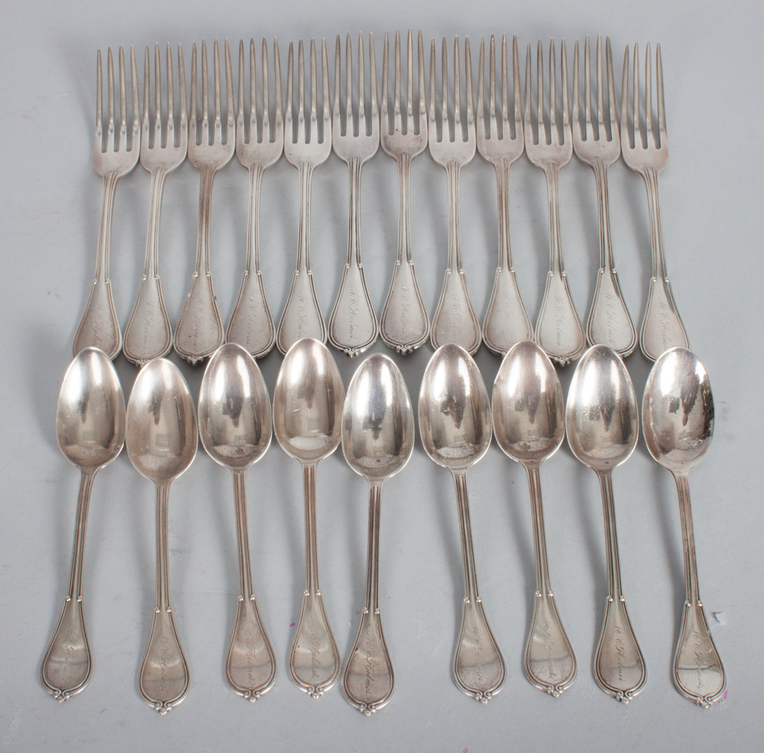 Appraisal: Gorham Cottage sterling silver flatware comprising pieces including forks in