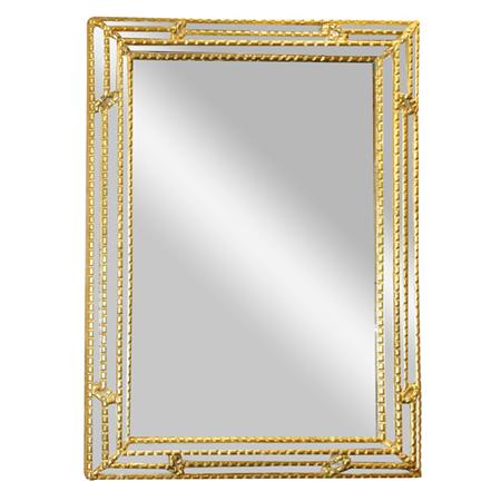 Appraisal: Neoclassical Style Gilt-Wood and Mirror Framed Mirror Estimate nbsp nbsp