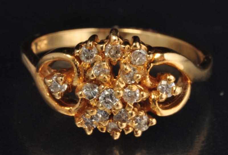 Appraisal: K Y Gold Diamond Ring Description Diamonds ctw Condition Excellent